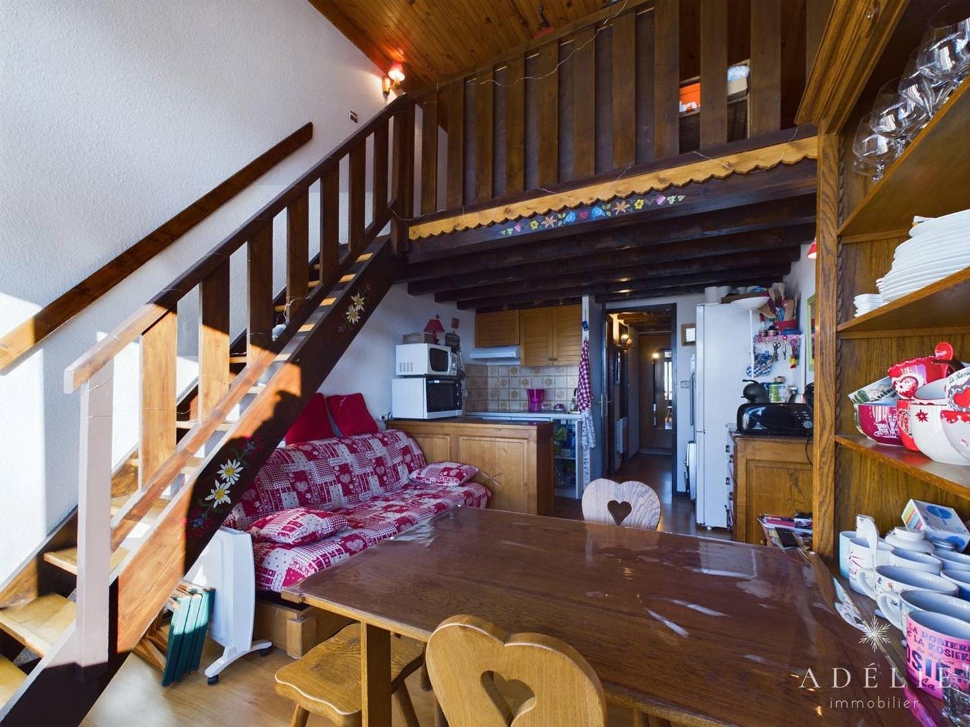 Studio Avec Mezzanine Pour 4 Pers, Proche Commerces Et Remontees - Fr-1-398-677 Montvalezan Luaran gambar