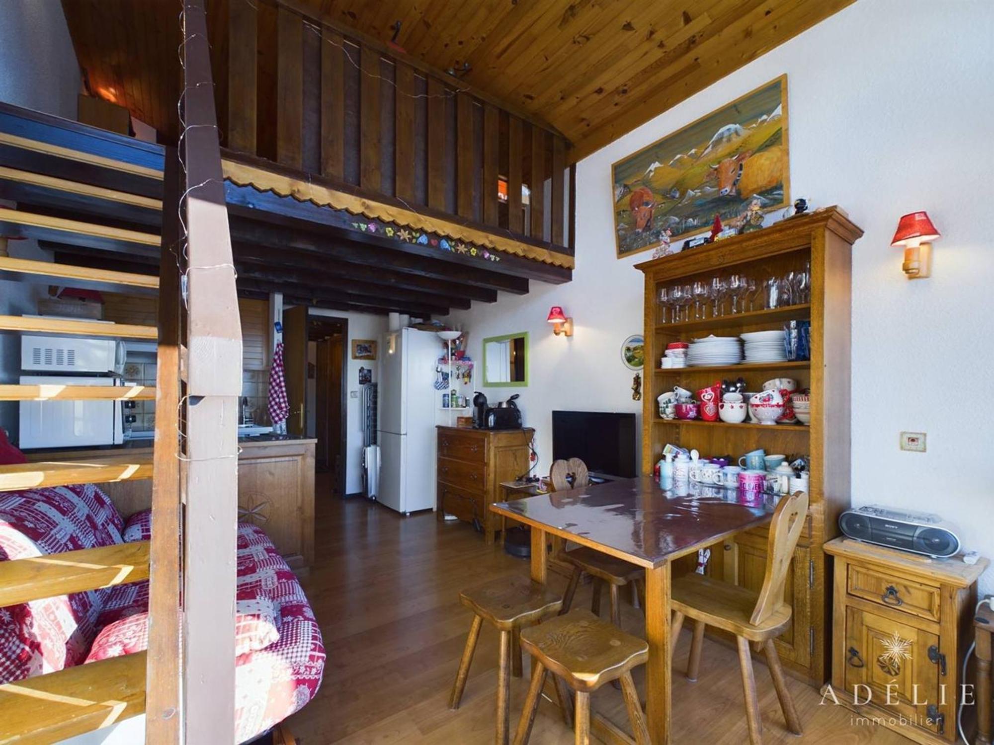 Studio Avec Mezzanine Pour 4 Pers, Proche Commerces Et Remontees - Fr-1-398-677 Montvalezan Luaran gambar